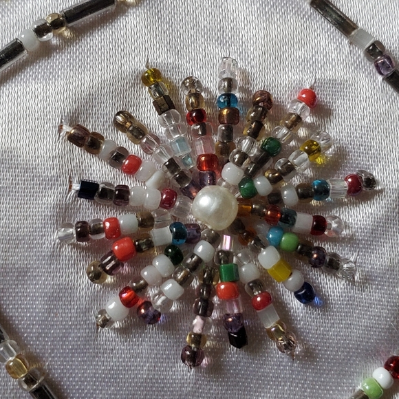 Satin Beaded Clutch /Evening Bag/Formal Events/Prom /Vintage - Picture 13 of 13